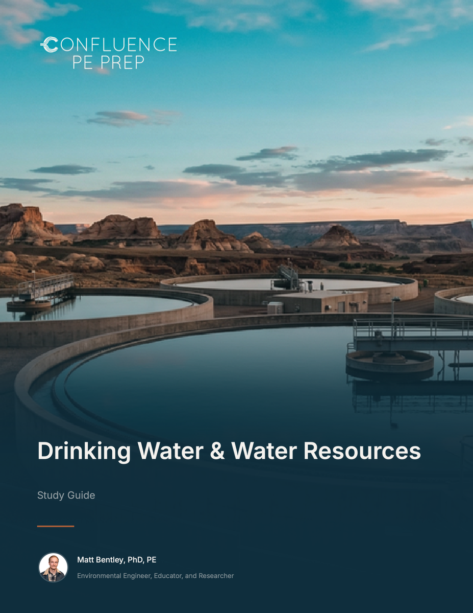 Drinking Water & Water Resources study guide cover